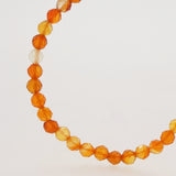 A-Grade Carnelian Faceted 4mm - Gaea